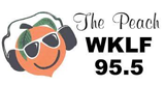 WKLF 95.5 The Peach radio live streaming logo