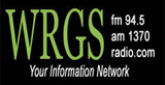 WRGS 1370 AM/FM 94.5 radio live streaming logo