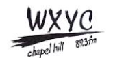 WXYC radio live streaming logo