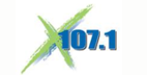 X107.1 FM radio live streaming logo