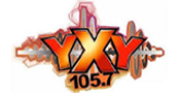 YXY 105.7 radio live streaming logo